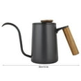 thumbnail image 3 of Fdit Bouilloire, 600ml Poignée en Acier Inoxydable Cafetière à Goutte Long Col de Cygne, Cafetière, 3 of 7