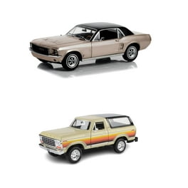 1/18 1969 Ford Mustang Boss 429 Black/Gold – Hobby Express Inc.