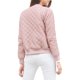 thumbnail image 5 of Chaqueta bomber acolchada Allegra K con cremallera y mangas largas raglán para mujer con bolsillos Rosa S, 5 of 5