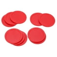 thumbnail image 2 of Ice Hockey Table Pucks, Mini  64mm Red Plastic 10pcs Round Table Hockey Pucks  For Practicing And Training, 2 of 8