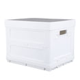 thumbnail image 3 of Contenedor de almacenamiento plegable de gran capacidad de 16,7 l, caja de almacenamiento multifuncional, organizador de armario con tapa, 3 of 14