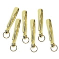 thumbnail image 2 of 6 llaveros japoneses con anzuelo de pesca, accesorios de artesanía de cuero, cartera artesanal. áurea clara, 2 of 9