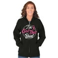 thumbnail image 4 of Breast Cancer I've Got This Beat Zip Hoodie Sweatshirt Women Brisco Brands S, 4 of 6