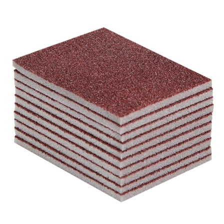 10-Pack Carborundum Sponge | 7x9x0.5cm Emery Cleaning Sponge for Kitchen, Bathroom & Car | Non-Scratch Scouring Pads