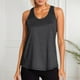 thumbnail image 5 of Camiseta sin mangas de malla con espalda nadadora para mujer, poliéster/spandex, ropa de entrenamiento, tallas estadounidenses 4-12, 5 of 6
