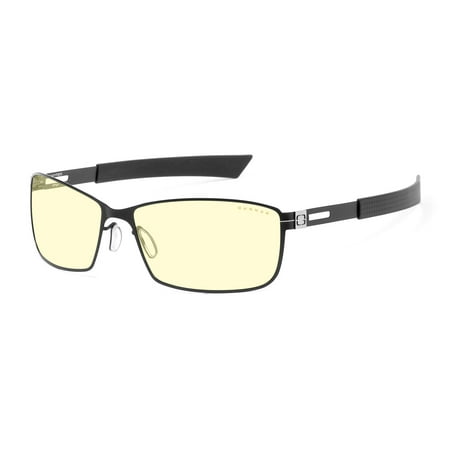 GUNNAR - Valve Gaming Glasses with Anti-reflective Scratch-resistant Coating and Blue Light Reduction, Amber Lenses - Onyx