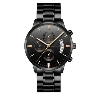 Zoo York Men's Brown Leather Strap 51mm Analog Watch & Stackable
