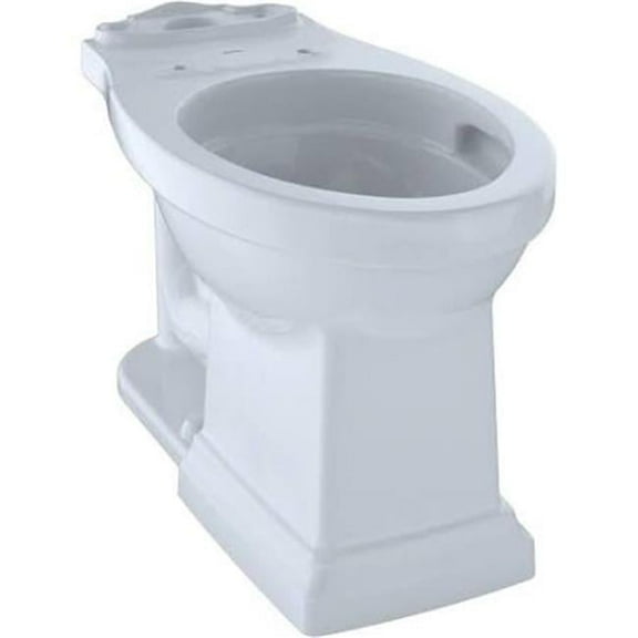 Universal Height Toilet Bowl with Cefiontect, Cotton White