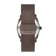 thumbnail image 2 of Machine Three-Hand Day-Date Brown Stainless Steel Mesh Watch, 2 of 3