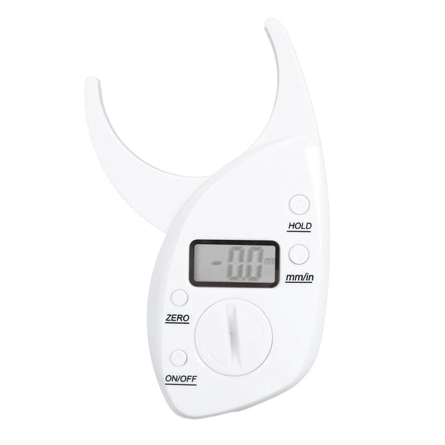 Calibrador de grasa corporal profesional, preciso, de alta sensibilidad, digital, LCD, portátil, para mujeres y hombres.