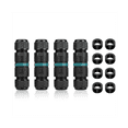 thumbnail image 1 of 4PCS Caja de Conexiones de 3 de 2 VíAs IP68 Conector de Cable EléCtrico Impermeable para Exteriores Ø5-12 Mm, 1 of 5