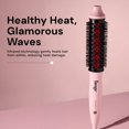 thumbnail image 2 of L'ANGE HAIR GlamWave Infrared Thermal Ionic Brush | 38mm Heated Round Thermal Brush for Volume and Curls (Black), 2 of 9