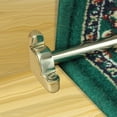 thumbnail image 3 of Renovators Supply Carpet Runner Rod Set for Staircases 39.6" L Polished Nickel Over Brass Rod Tubes w/Holder Bracket and Hardware to Secure Stair Carpet Runners Pack of 13, 3 of 6