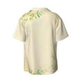 thumbnail image 2 of Disketp Men's Hawaiian Flower Print Shirts Button Down Holiday Beach Shirts-Large, 2 of 7