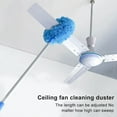 thumbnail image 3 of Eoperou Ceiling Fan Duster Brush with Extendable Handle Reusable Microfiber Blade Cleaner Microfiber Ultra-fine Duster, 3 of 7