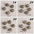 thumbnail image 4 of U8MO 5pcs Round Cylinder Nepalese Buddhist Tibetan Silver/Gold Loose Metal Beads-Round 5#, 4 of 9