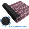 thumbnail image 6 of Long Mouse Pads for Desk,Brown Ethnic Pattern Desk Mats on Top Of Desks, Desk Mouse Pad Extra Large with 3mm Non-Slip Base and Stitched Edge for Gaming,Office,Work,Home 35.4"x15.7", 6 of 6