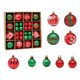 thumbnail image 3 of Bola de ambiente navideño respetuosa con el medio ambiente para regalo de año nuevo (rojo verde) Hugtrwg Libre de BPA, 3 of 7