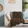 thumbnail image 4 of Unique Bargains Cotton Blanket Decorative Cable Knitted Throw Soft Knit Blankets, 4 of 10