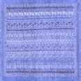 thumbnail image 1 of Ahgly Company Indoor Square Oriental Blue Modern Area Rugs, 6' Square, 1 of 4