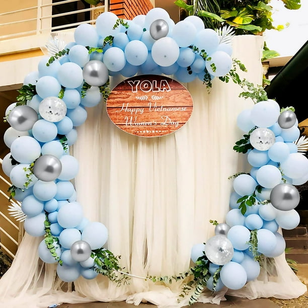 Kit Completo Para Hacer Arcos De Globos - Incluye Varillas, Bases, Lazadores, Bomba Manual Y Más. Material Reutilizable Para Bodas, Cumpleaños, Baby Showers