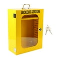 thumbnail image 1 of Lockout Tagout Station Wall Mounted Steel Construction Heavy Duty LOTO Box Cabinet for Machine Service, 1 of 14