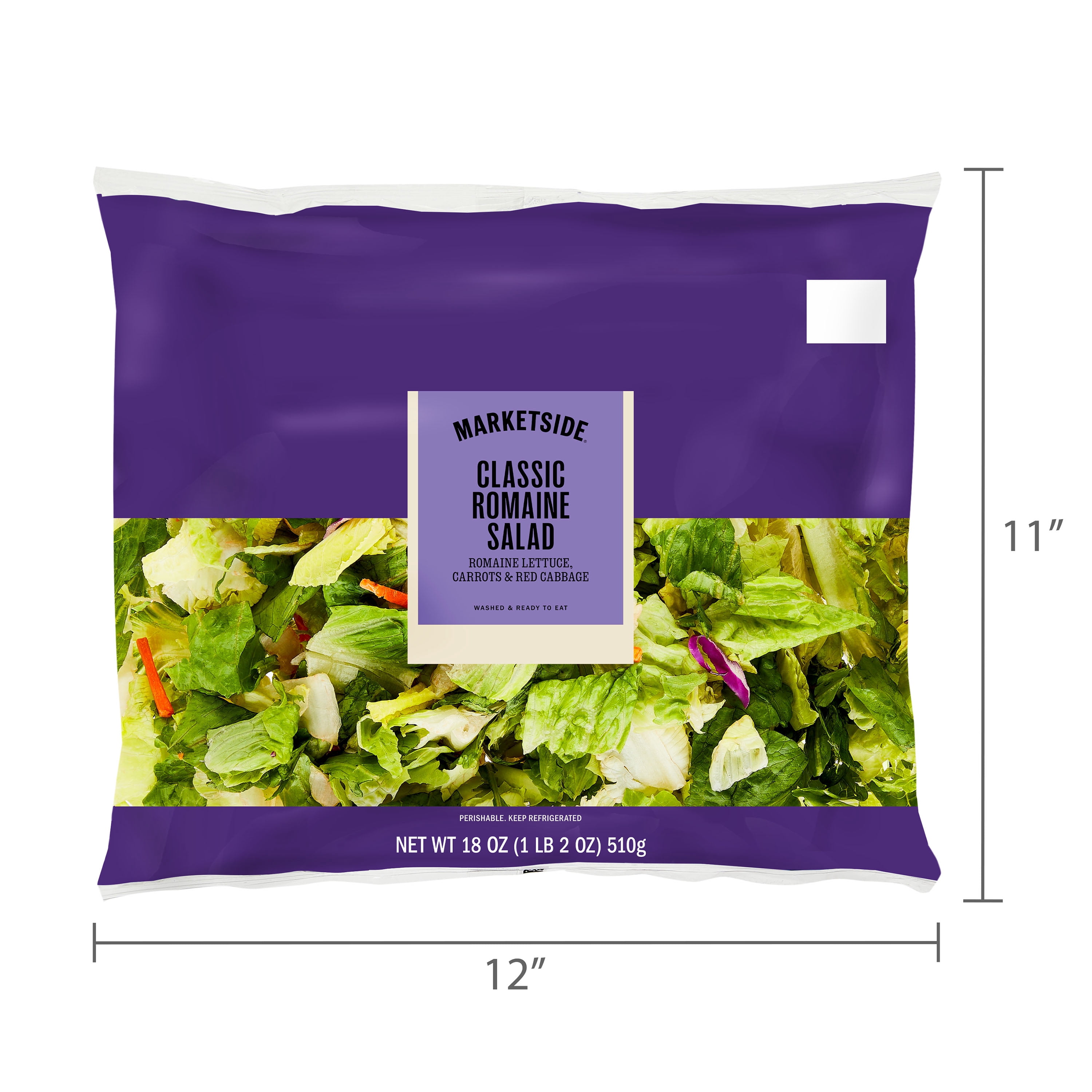 Marketside Premium Romaine Salad Blend, 18 oz Bag (Fresh)
