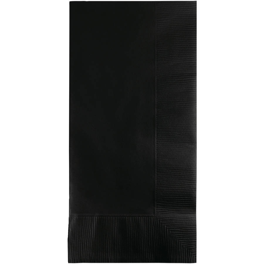 Black Velvet Dinner Napkins, 50Pack