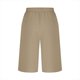 thumbnail image 5 of Pantalones Capri de Mujer Más Tamaño de Lino Recortado Suelto Ajuste Casual Capris para Verano Primavera Diario de la Playa, 5 of 7