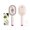Pink, variant on Electric Spray Air Cushion Massage Comb, Electric Spray Air Cushion Brush with Fine Mist, Air Cushion Massage Comb for Wet & Dry Hair, Mist Brush for Hair Detangling, Scalp Massage Frizz Care (Beige)