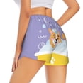 thumbnail image 3 of Haiem Corgi Washing in Bathtub Women's 2 in 1 Running Shorts - Lightweight Athletic Workout Gym Yoga Breathable Sports Shorts Liner with Phone Pockets-Small, 3 of 9