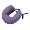 thumbnail image 1 of Mesa de masaje con soporte facial y almohada, cómoda y portátil, de aleación de aluminio violeta, 1 of 8