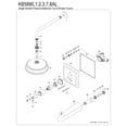 thumbnail image 6 of Kingston Brass KB5898AL Revival Single-Handle Pressure Balanced Tub and Shower Faucet, Brushed Nickel, 6 of 7