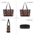 thumbnail image 6 of FORMRS Canvas Laptop Tote Bag for Women with 15.6" Computer Compartments Shoulder Handbag, Red Floral, 6 of 7