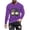 02 Purple, variant on St Patricks Day T Shirt Men, Long Sleeve Shirts Casual for Men, Crewneck Tops Fashionable Men's St Patrick's Day Printing Long Sleeved Round Neck Casual Comfortable Top Shirt