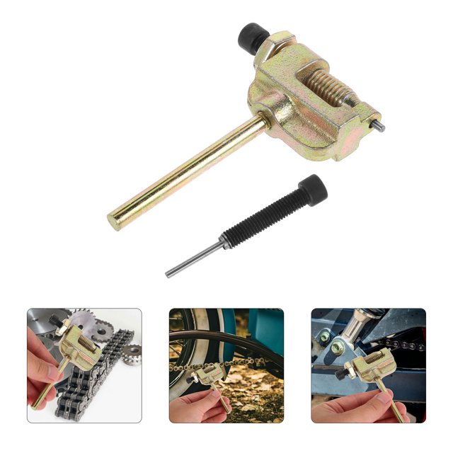 BESTYASH 1Jgo Herramienta Quitacadenas Para Motocicleta En Aleado Dorado Resistente