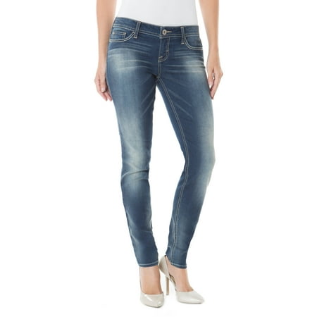 Jordache Women's Low-Rise Skinny Jeans - Walmart.com
