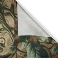 thumbnail image 2 of Ambesonne Leaf Print Kitchen Curtains, Swirling Branches Ivy, 55"x39", Pale Brown Hunter Green, 2 of 3