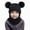 Black, variant on Autumn And Winter Pullover Hat Children's Double Ear Hat Solid Color Cute Knitting Yarn Men's And Women's Baby Hat,One Size,Black Hat