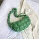 thumbnail image 5 of Bolso bandolera para mujer Bolso bandolera plisado Nube Bolso acolchado acolchado (Verde) Likrtyny Para Estrenar, 5 of 9