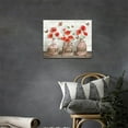 thumbnail image 3 of Farmhouse Bathroom Decor Wall Art Rustic Poppy Bathroom Pictures Canvas Print Country Bathroom Relax Butterfly Painting Framed Artwork Decor for Bathroom Bedroom 12"x16", 3 of 6
