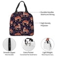 thumbnail image 4 of Easygdp Leopard Print Bolsa Térmica Premium - Tela Oxford Impermeable, Gran Capacidad, Bolsillo Frontal, Unisex para Trabajo, Escuela, Actividades al Aire Libre y Picnics, 4 of 8