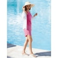 thumbnail image 7 of BALEAF Tankini Tops for Women High Neck Swim Top Modest Bathing Suit Top Long Tank Top for Swimming Pink 44, 7 of 7