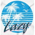 thumbnail image 2 of Lazy Beach Bum Procrastinator Retro Zip Up Hoodie Men's Women's Brisco Brands L, 2 of 6