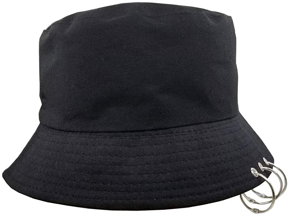 Kpop Hat Bucket Cotton Foldable with Rings Walmart Canada