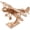 Airplane, variant on Jiibva DIY Car 3D Wooden Puzzle Assembly Decorative Model, Christmas Birthday Gift, 1 Set