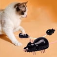 thumbnail image 3 of Juguete para gatos Strade Fareast Limited ratón Electrónico Divertido Juego interactivo color negro, 3 of 8