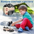 thumbnail image 7 of 1:64 Scale Mini Alloy Truck RC Car with LED Lights, 2.4Ghz Remote and App Control Toy Car, 3-Speed Adjustment Pocket Toy Car,Christmas Gifts for Grandkids(White#B), 7 of 7