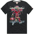 thumbnail image 2 of Unisex Homage Brock Purdy Heathered Black San Francisco 49ers NFL Blitz Player Tri-Blend T-Shirt, 2 of 3