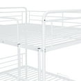 thumbnail image 5 of DreamBuck Full XL Over Queen Bunk Bed with Twin Size Trundle, Convertible Bunk Beds Into 2 Individual Bed, Heavy-Duty Metal Bunk Bed Frame with Ladder, Bunk Bed for , Teens, Adults, Noise Free, 5 of 13